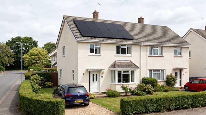 Electrical upgrade work on a Crediton project