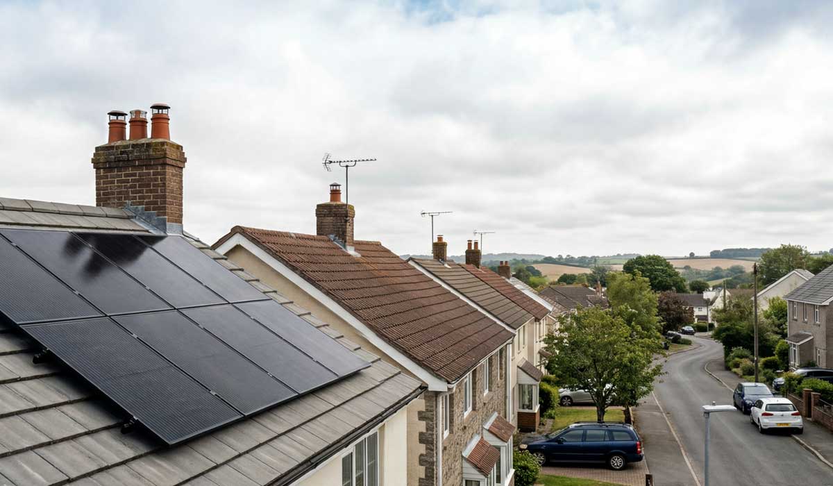 Residential roof installation used for blog hero imagery